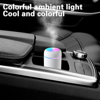 Humidificateur d'air portable LED de haute qualité avec pulvérisation de brume, logo personnalisé, double humidification, diffuseur d'huiles essentielles, rechargeable, en plastique