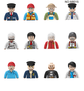 Lot de figurines miniatures professionnelles en blocs de construction, thème métiers, jouets promotionnels DIY - Product Image 2