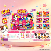 Coffret Surprise Personnalisé pour Animaux de Compagnie : Jouet Maison de Jeu Éducatif, Cage à Chat Réaliste, Porte-clés – Cadeaux pour Enfants