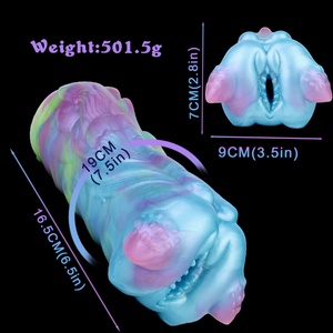 Masturbador Masculino GEEBA Ocean Beast Style Pocket Pussy Fantasy Stroker, Canal Flexible, Vagina Artificial, Juguetes Sexuales para Hombres - Product Image 2