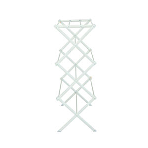 Séchoir à linge à 3 niveaux, pliable, séchoir à vêtements, séchoir à linge en métal, porte-serviettes extensible, séchoir pour balcon extérieur - Product Image 4