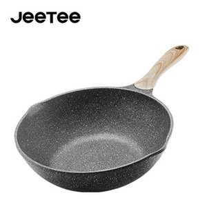 JEETEE OEM Premium Non-Stick <strong>Induction</strong> <strong>Wok</strong> Pan Even Heat Distribution Durable Design Ergonomic Handle <strong>Wok</strong> With Lid - Product Image 3