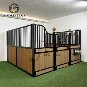 ด้านหน้าที่มั่นคงของม้าไม้ไผ่ปรับแต่งได้พร้อมระบบประตูสวิงและแผงด้านหน้าคอกให้อาหารม้าแบบปรับได้ - Product Image 4