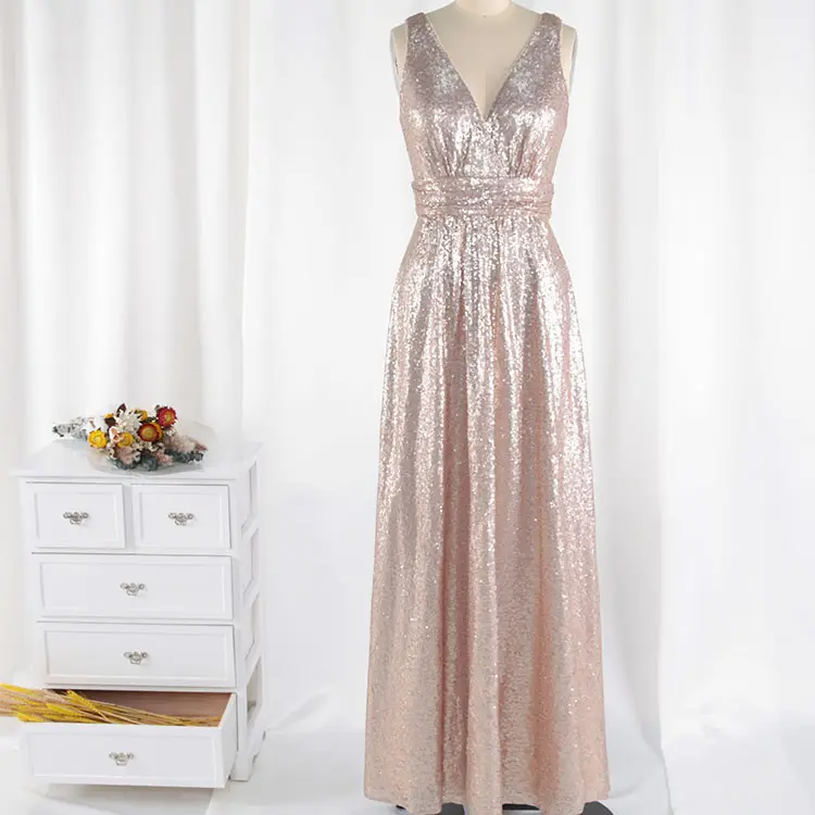 rose gold casual dress