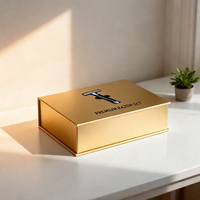 Boîte à rasoir magnétique en carton noir de luxe, style livre blanc, fermeture magnétique, boîte cadeau pour l'emballage des rasoirs de sécurité