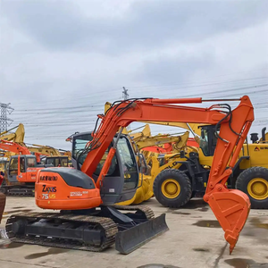 Engin de terrassement Machine d'occasion Hitachi Zaxis 75 Mini pelleteuse d'occasion japonaise Hitachi Zx75us de 7.5 tonnes à vendre - Product Image 4