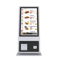 Kiosco de Autoservicio con Pantalla Táctil Capacitiva para Restaurantes y Centros Comerciales, Sistema Android/Windows, Kiosco de Pedidos y Pagos