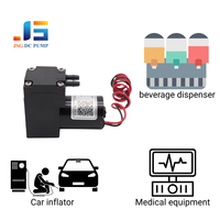 Compresseur d'air manuel à diaphragme 24V pour impression numérique à jet d'encre, avec moteur électrique et pompe à vide