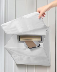 Large Size Front Door Mailbox <strong>Basket</strong> Indoor Letter Box Catch Interior <strong>Letterbox</strong> Cover Mail Slot Catcher for Door - Product Image 1
