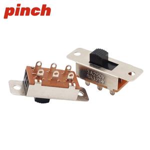 Interruptor de palanca de 3 pines y 3 posiciones, 3A 250V, con rosca SS-22L05 para electrónica y electrodomésticos - Product Image 1