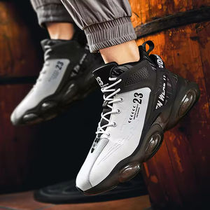 Zapatillas Deportivas de Baloncesto para Hombre, Otoño Invierno, Transmisión en Vivo, Fibra Superfina, Transpirables, Antideslizantes, Estilo Casual, a la Moda - Product Image 5