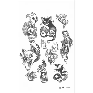 Tatuaje <span class=keywords><strong>de</strong></span> cuerpo <span class=keywords><strong>de</strong></span> medio brazo para hombres Arte corporal <span class=keywords><strong>de</strong></span> animales Semipermanente Venta al por mayor Etiqueta engomada del tatuaje personalizado Último medio <span class=keywords><strong>mes</strong></span> - Product Image 3