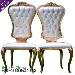 Pattern Back Stainless Steel Wholesale <b>Cheap</b> <b>Dining</b> Room Banquet <b>Chairs</b> Hotel Wedding Banquet <b>Chairs</b> Party Event - Product Image 1