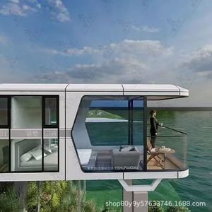 Module hôtelier moderne en conteneur préfabriqué, design de pod pour camping extérieur, destiné à l'hôtellerie - Product Image 1