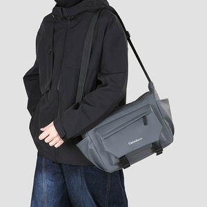 Sac de poitrine pour homme grande capacité, en nylon imperméable, décontracté, pour affaires, étudiants, sac messager tendance - Product Image 5