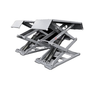 Elevador hidráulico portátil de tijera para coches pequeños de baja altura, mesa elevadora de tijera extraíble para venta JA-UT30 Ultrafino sin ruedas - Product Image 1