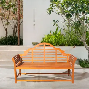 Banco Sumatra Mobiliário de exterior Banco de madeira para pátio estilo moderno Preço de fábrica Cadeiras para jardim ao ar livre Fabricante do Vietnã