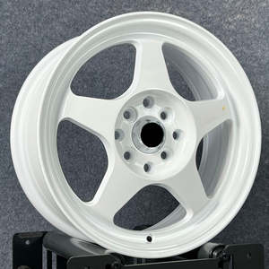 Jantes de voiture Flow Formed 15 16 pouces Racing 4x100 4x114.3 Argent pour Honda Civic Fit Suzuki FN2 Swift Mazda FK7 FD2 Spoon S388 Jdm - Product Image 5