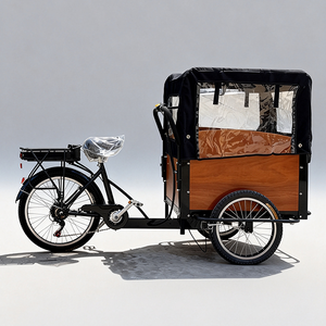 <span class=keywords><strong>Vélo</strong></span> <span class=keywords><strong>Cargo</strong></span> Électrique 350W pour Usage Familial, <span class=keywords><strong>Vélo</strong></span> <span class=keywords><strong>Cargo</strong></span> pour Enfants - Product Image 3