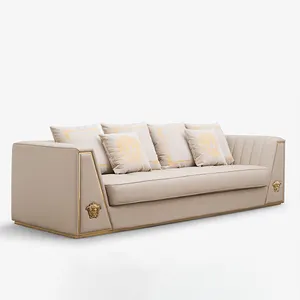 Итальянский дизайн, кожаный Диванный гарнитур элегантные роскошные гостиной chesterfield диван мебель итальянского дизайна Современная 3 диваны