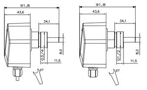 Nhiệt chỉ số lưu lượng điện từ đo lưu lượng khác biệt cảm biến lưu lượng áp suất cho thủy lực và khí nén hệ thống - Product Image 4