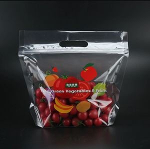 Customized Logo Custom <strong>Printed</strong> Food Grade Anti Fog Fresh Fruit Fresh Vegetable Stand Multi-Layer PET+CPP Gravure <strong>Printed</strong> <strong>Ziplock</strong> - Product Image 4