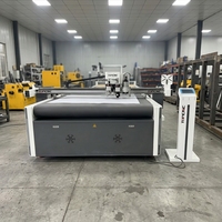 TC Digitaler Wellpappe-Kartonschneider Flachbett-Papier-Aufkleber-Schneideplotter und -Maschine