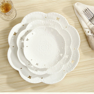 <span class=keywords><strong>Assiette</strong></span> en céramique ronde en relief de style européen de 8 pouces peinte à la main sous glaçure <span class=keywords><strong>couleur</strong></span> artisanat <span class=keywords><strong>assiette</strong></span> à Dessert gâteau aux fruits creux - Product Image 1