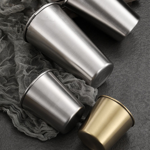 Pabrik Produsen Cangkir Tumbler Stainless Steel 304 Dinding Tunggal untuk Bir, Mug Tumpuk, Cangkir Pint untuk Bar, Berkemah, Perjalanan Luar Ruangan - Product Image 3
