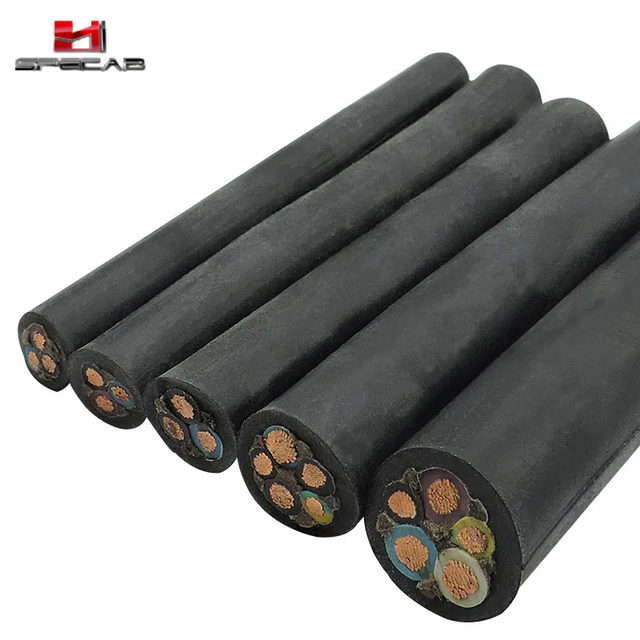 Yc Cable Rubber Power Cable 2 3 4 5 Core 2.5 4 6 10 16 Sq mm YZ YCW Flexible Copper Electric Cable