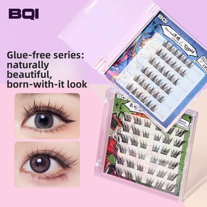 Pestañas Postizas de Pelo Sintético Sin Pegamento BQI Werewolf Game, Pestañas Individuales Naturales, Efecto Ojos de Dibujos Animados, Autoadhesivas - Product Image 3