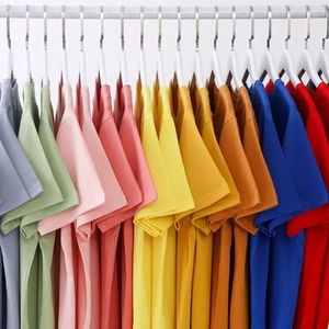 Maglietta 250gsm di alta qualità senza <span class=keywords><strong>disegno</strong></span> Logo personalizzato Design grafico pesante cotone puro T-Shirt da uomo donna semplice maglietta - Product Image 3