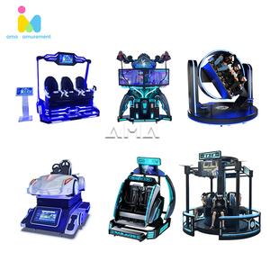 Simulateur de course VR, cinéma de réalité virtuelle 9D, 3 sièges, simulateur de mouvement VR multijoueur, machine de jeu pour parc d'attractions - Product Image 2