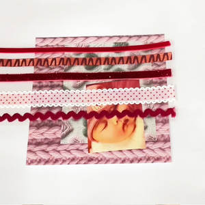 Noël jacquard <span class=keywords><strong>crochet</strong></span> coton ruban <span class=keywords><strong>scrapbooking</strong></span> fournitures collection de rubans adhésifs pour projet de papier artisanal - Product Image 3