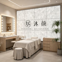 Boîte à lumière LED texturée personnalisée en Tyvek DuPont, imprimée UV, rétroéclairée, écologique, imperméable, panneau publicitaire mural pour restaurant
