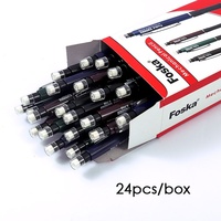 Crayons mécaniques ergonomiques FOSKA Click Design avec pointe moyenne de 0,5/0,7 mm pour la rentrée scolaire et les fournitures pour enseignants