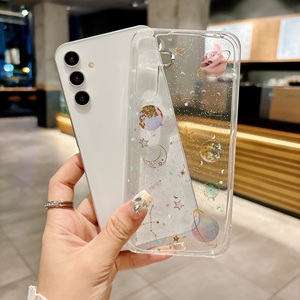 Custodia per telefono con Glitter pianeta cielo stellato di lusso per Samsung <span class=keywords><strong>Galaxy</strong></span> A56 A36 A06 A16 A04S A05S 5G A55 A35 A15 4G A25 A34 A54 A14 A23 - Product Image 5
