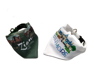 طقم جديد من الأوشحة المثلثة المطبوعة بالتسامي المخصصة للكلاب، مصنوعة من الكتان الناعم والقطن، مناسبة لحفلات عيد الميلاد، تمنح الراحة والبرودة، متوفرة بالجملة - Product Image 2