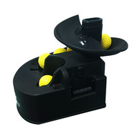 Machine de lancer automatique de baseball KSE KSE-145 en plastique noir pour entraînement en extérieur, adaptée aux balles souples et dures