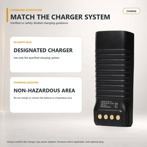 Batería de Radio Recargable Original Hytera BL1807-Ex de 1800mAh IP67 para PD71XEx y PD79XEx, Suministro para Proyectos en Sitios Peligrosos - Product Image 4