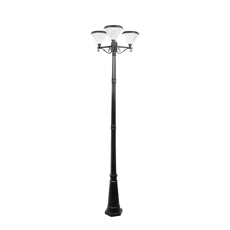 Niko Solar Power Garden Light with 2.8M Pole Waterproof Led Garden Landscape Street Post Light Factory Price