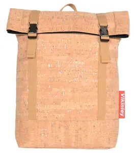 Washable and Recycled Cork backpack Fashion natural recycle material made Cork bag