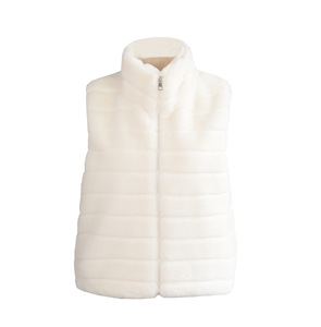 ¡Novedad de 2025! Chaleco informal elegante de piel sintética para mujer, chaqueta elegante de visón falso con cuello levantado, abrigo corto sin mangas para Otoño e Invierno (para mujer) - Product Image 5