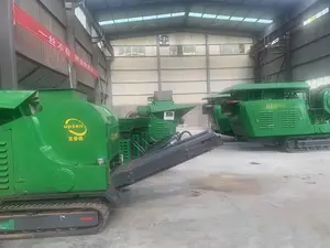 Wiel Type Mini Mobiele Steen Kaak Crusher Trailer Model Draagbare Kaakbreker