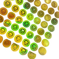 Impression d'autocollants holographiques avec code QR, étiquettes holographiques personnalisées anti-effraction, impression d'autocollants holographiques de garantie