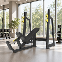 Bancs et supports d'entraînement robustes en métal pour la musculation, équipement de fitness commercial stable et sûr pour la presse pectorale inclinée