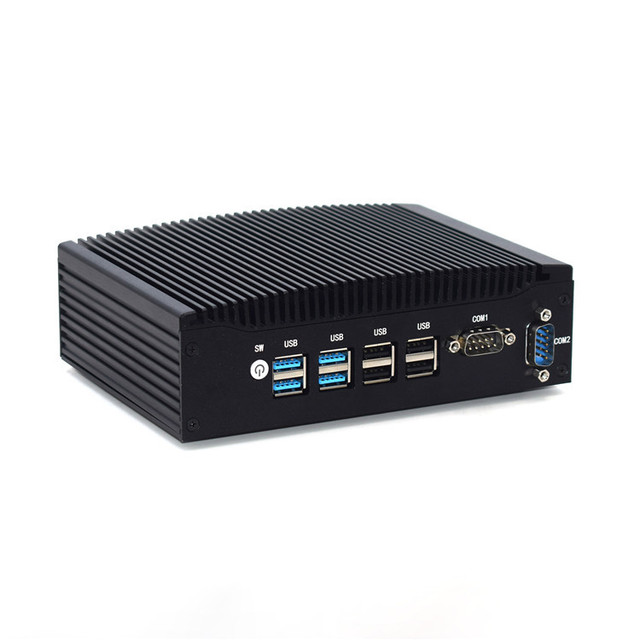HYSTOU H7 10th Core Mini PC Fanless Industrial Desktop Computer with Dual LAN Win 11 Resell IOT Office AU/US Plug