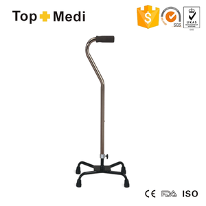 Seguridad sci humanistic design bow portable large Base Ceca Walker walk Quad cane for persons over age - Product Image 4