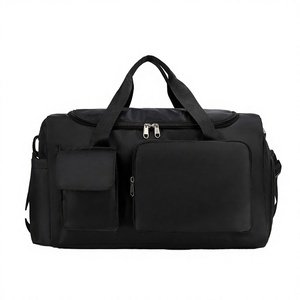 Sac de sport pliable 30-40L avec compartiment à chaussures, sangle réglable, doublure en polyester - Sac à bandoulière unisexe pour fitness et sport - Product Image 2