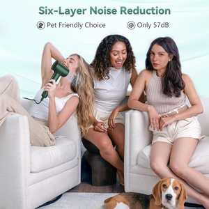 <strong>Hair</strong> <strong>Dryer</strong> 200 Million Negative Ion 110,000 RPM Brushless Motor Fast Drying 57dB Low Noise Electric Household <strong>Travel</strong> Plastic - Product Image 2